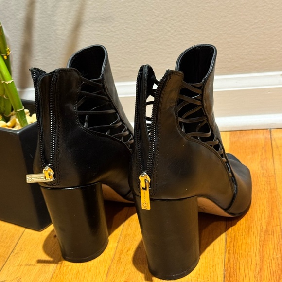 Jessica Simpson Shoes - Jessica Simpson Black Lace-Up Heeled Boots